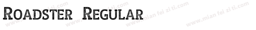 Roadster Regular字体转换